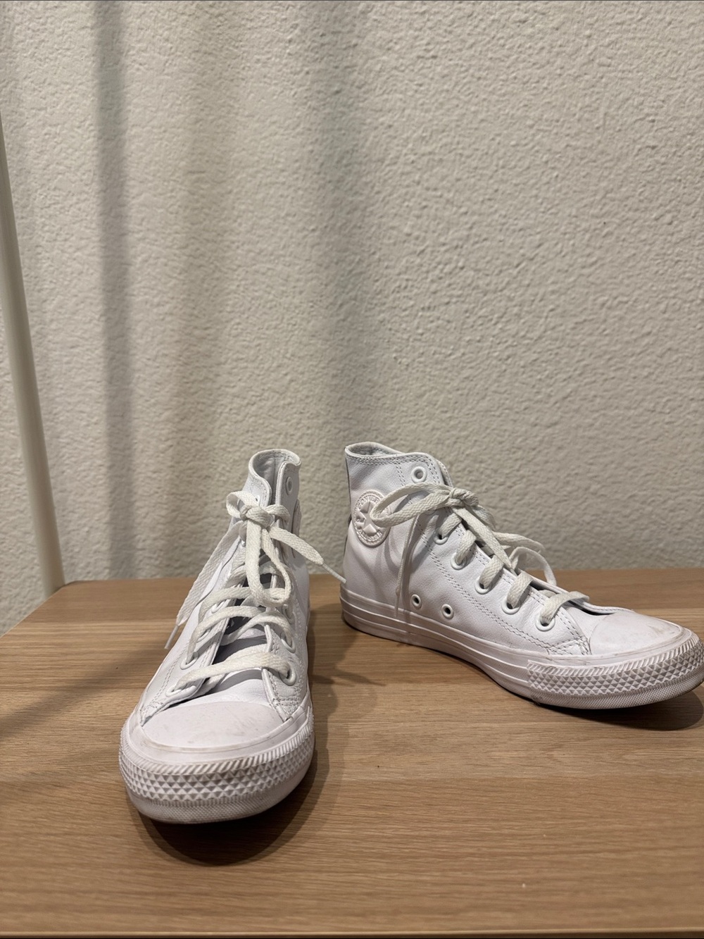Classic White High-Top Canvas Sneakers for Women